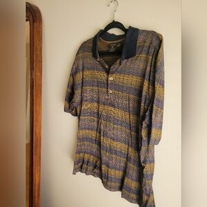 Vintage Striped Polo Shirt